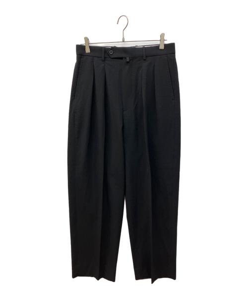 STEVEN ALAN（スティーブンアラン）STEVEN ALAN (スティーブンアラン) TWサッカーインツープリーツドレストラウザーズ ブラック サイズ:Mの古着・服飾アイテム
