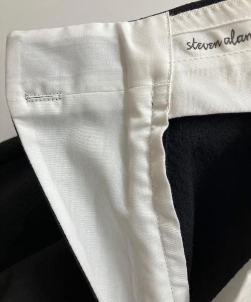 STEVEN ALAN（スティーブンアラン）STEVEN ALAN (スティーブンアラン) TWサッカーインツープリーツドレストラウザーズ ブラック サイズ:Mの古着・服飾アイテム