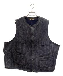BROWN'S BEACH JACKET（ブラウンズビーチジャケット）の古着「50sヴィンテージビーチクロスベスト」｜ネイビー