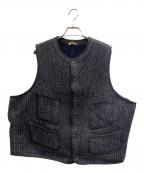 BROWN'S BEACH JACKETブラウンズビーチジャケット）の古着「50sヴィンテージビーチクロスベスト」｜ネイビー