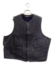 BROWN'S BEACH JACKET（ブラウンズビーチジャケット）の古着「50sヴィンテージビーチクロスベスト」｜ネイビー