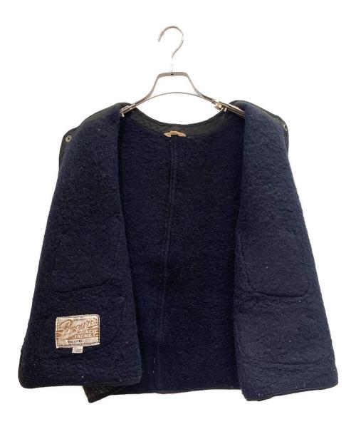 BROWN'S BEACH JACKET（ブラウンズビーチジャケット）BROWN'S BEACH JACKET (ブラウンズビーチジャケット) 50sヴィンテージビーチクロスベスト ネイビー サイズ:46の古着・服飾アイテム