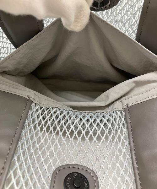 EAR（イア）EAR (イア) ダイヤメッシュ2WAYトートバッグ グレーの古着・服飾アイテム