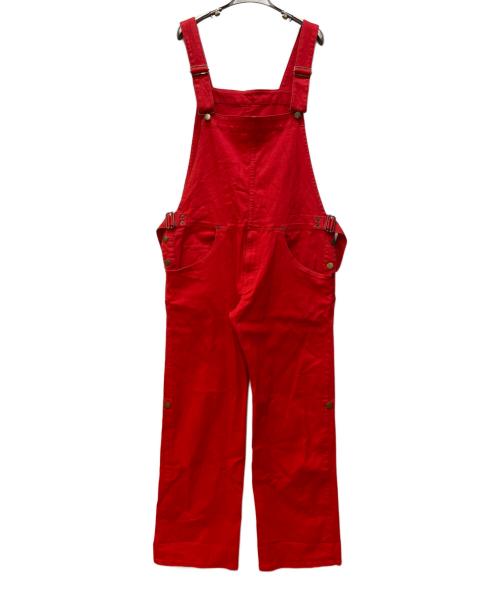 FINAL HOME（ファイナルホーム）FINAL HOME (ファイナルホーム) オーバーオール レッド サイズ:Sの古着・服飾アイテム