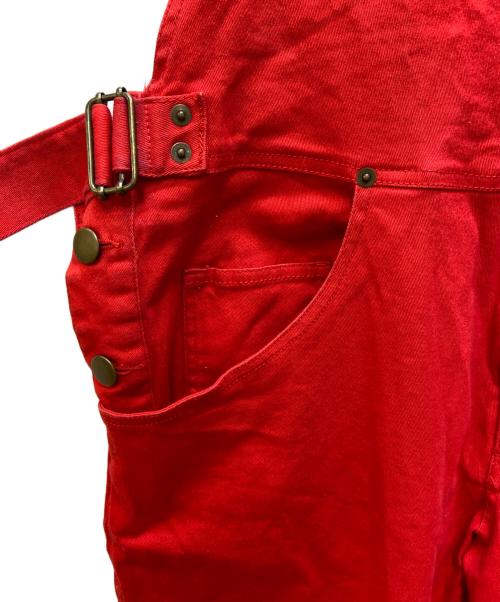 FINAL HOME（ファイナルホーム）FINAL HOME (ファイナルホーム) オーバーオール レッド サイズ:Sの古着・服飾アイテム