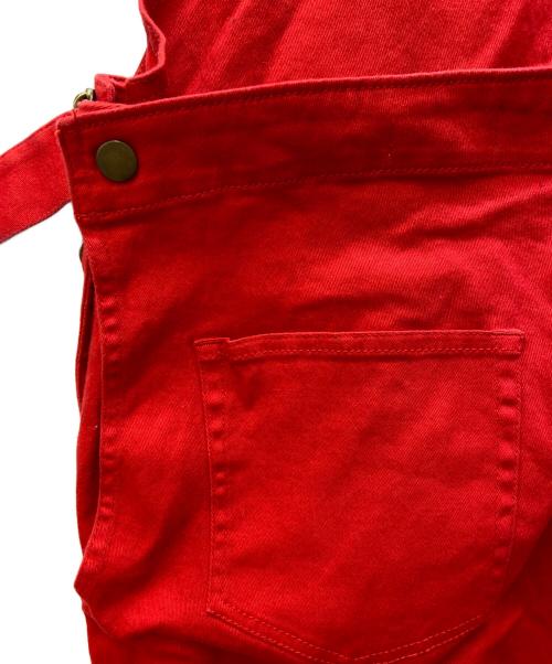 FINAL HOME（ファイナルホーム）FINAL HOME (ファイナルホーム) オーバーオール レッド サイズ:Sの古着・服飾アイテム