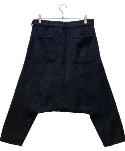 BLACK COMME des GARCONS（ブラックコムデギャルソン）BLACK COMME des GARCONS (ブラックコムデギャルソン) ウールサルエルパンツ ブラック サイズ:Sの古着・服飾アイテム