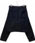 BLACK COMME des GARCONS (ブラックコムデギャルソン) ウールサルエルパンツ ブラック サイズ:S：9000円