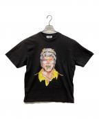 J.W.ANDERSONジェイダブリューアンダーソン）の古着「OVERSIZED PRINTED RUGBY FACE TEE」｜ブラック