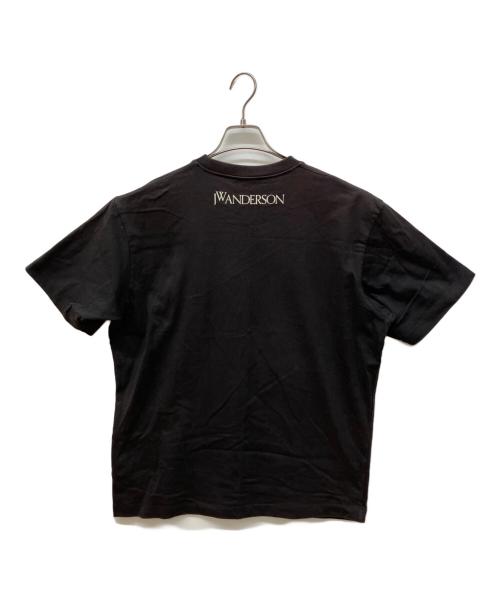 J.W.ANDERSON（ジェイダブリューアンダーソン）J.W.ANDERSON (ジェイダブリューアンダーソン) OVERSIZED PRINTED RUGBY FACE TEE ブラック サイズ:Sの古着・服飾アイテム