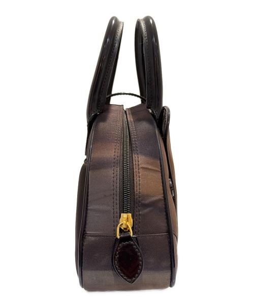 Christian Dior（クリスチャン ディオール）Christian Dior (クリスチャン ディオール) Double-saddle handbag/ダブルサドルハンドバッグ ブラウンの古着・服飾アイテム