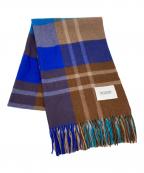 MACKINTOSH PHILOSOPHYマッキントッシュ フィロソフィー）の古着「カシミヤストール」｜ブラウン×ブルー