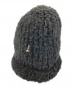 Muhlbauerミュールバウアー）の古着「FUZZY WOOL CAP」｜ブラック