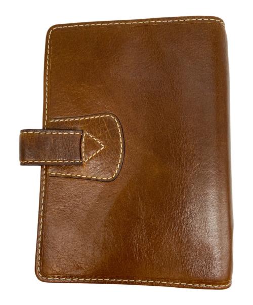 FILOFAX（ファイロファックス）FILOFAX (ファイロファックス) 手帳カバー ブラウンの古着・服飾アイテム