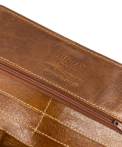 FILOFAX（ファイロファックス）FILOFAX (ファイロファックス) 手帳カバー ブラウンの古着・服飾アイテム