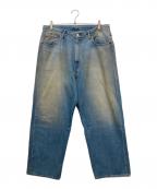 BEAMSビームス）の古着「Wide Denim Pants」｜ブルー