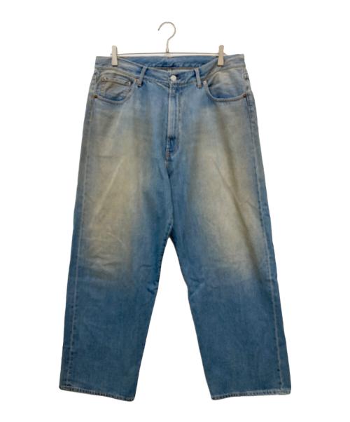 BEAMS（ビームス）BEAMS (ビームス) Wide Denim Pants ブルー サイズ:SIZE XLの古着・服飾アイテム