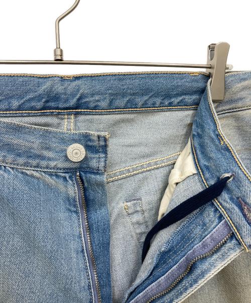 BEAMS（ビームス）BEAMS (ビームス) Wide Denim Pants ブルー サイズ:SIZE XLの古着・服飾アイテム