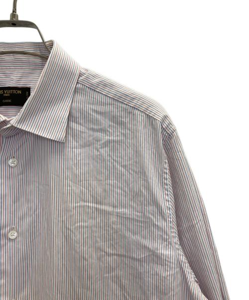 LOUIS VUITTON（ルイ ヴィトン）LOUIS VUITTON (ルイ ヴィトン) ストライプシャツ レッド×ブルー サイズ:SIZE 43の古着・服飾アイテム