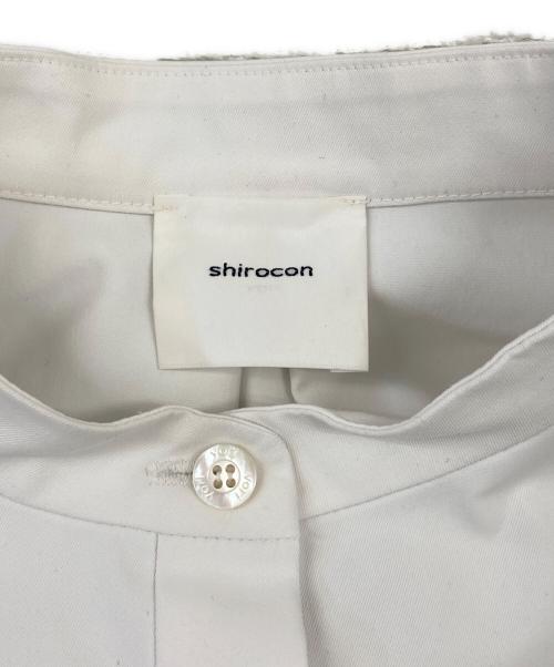 shirocon yori（シロコン ヨリ）shirocon yori (シロコン ヨリ) ホイップカラーブラウス ホワイト サイズ:36の古着・服飾アイテム