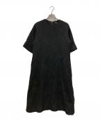 DRAWERドゥロワー）の古着「半袖ワンピース」｜ブラック