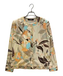LEONARD FASHION（レオナールファッション）の古着「総柄カーディガン」｜マルチカラー