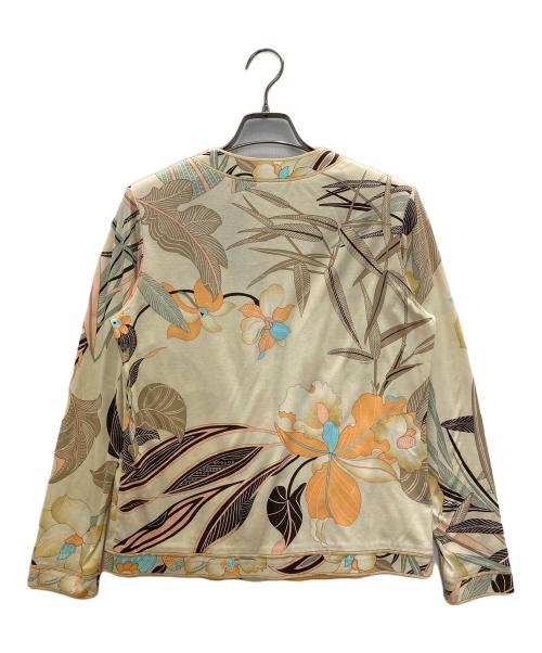 LEONARD FASHION（レオナールファッション）LEONARD FASHION (レオナールファッション) 総柄カーディガン マルチカラー サイズ:Mの古着・服飾アイテム