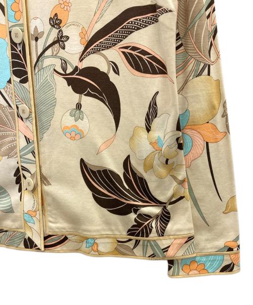 LEONARD FASHION（レオナールファッション）LEONARD FASHION (レオナールファッション) 総柄カーディガン マルチカラー サイズ:Mの古着・服飾アイテム