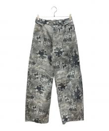 MIKAGE SHIN（ミカゲ シン）の古着「Sabi Denim Pants/サビ デニム パンツ」｜グレー×ホワイト