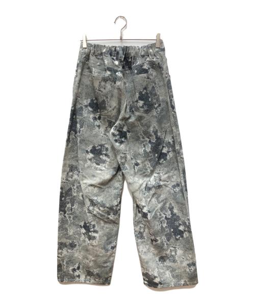 MIKAGE SHIN（ミカゲ シン）MIKAGE SHIN (ミカゲ シン) Sabi Denim Pants/サビ デニム パンツ グレー×ホワイト サイズ:SIZE 1の古着・服飾アイテム
