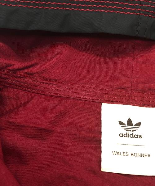 adidas（アディダス）adidas (アディダス) WALES BONNER (ウェールズボナー) ANORAK ブラック×ボルドー サイズ:SIZE Mの古着・服飾アイテム
