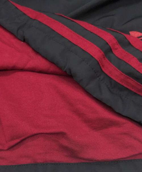 adidas（アディダス）adidas (アディダス) WALES BONNER (ウェールズボナー) ANORAK ブラック×ボルドー サイズ:SIZE Mの古着・服飾アイテム