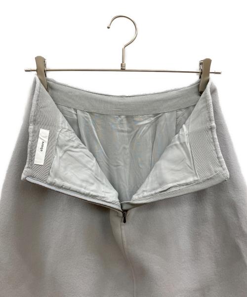 ebure（エブール）ebure (エブール) リバーメルトン トラペーズスカート ライトグレー サイズ:SIZE 38の古着・服飾アイテム