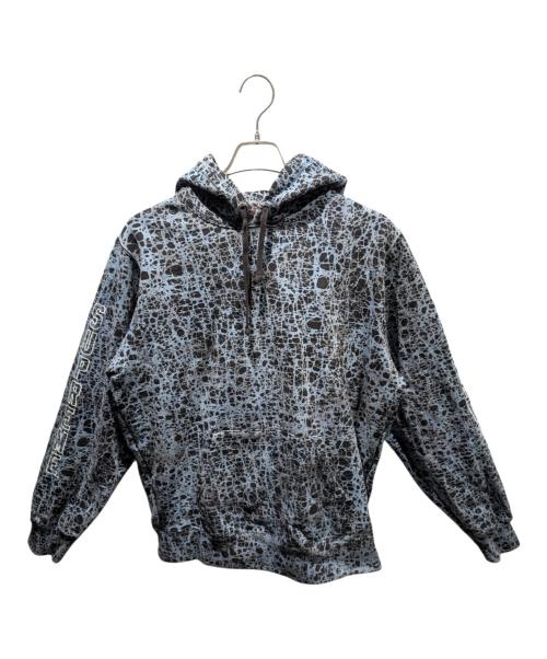 SUPREME（シュプリーム）SUPREME (シュプリーム) marble hooded sweatshirt ブルー サイズ:Mの古着・服飾アイテム