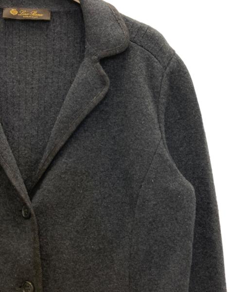 LORO PIANA（ロロピアーナ）LORO PIANA (ロロピアーナ) カシミヤニット3Bジャケット グレー サイズ:46の古着・服飾アイテム