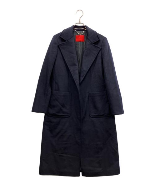 MAX&Co.（マックスアンドコー）MAX&Co. (マックスアンドコー) ウールチェスターコート ネイビー サイズ:36の古着・服飾アイテム