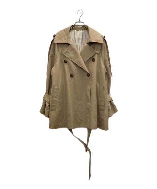 Snidel（スナイデル）Snidel (スナイデル) ミドルトレンチコート ベージュ サイズ:FREEの古着・服飾アイテム