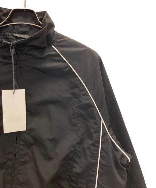 ZARA（ザラ）ZARA (ザラ) 撥水加工入りコントラストテクニカルジャケット ブラック サイズ:Sの古着・服飾アイテム