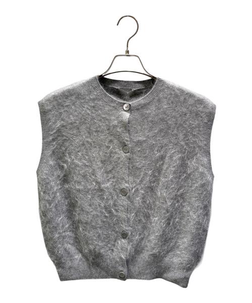 theory luxe（セオリーリュクス）theory luxe (セオリーリュクス) EVELYN SWEATER FUR CASHMERE グレー サイズ:38の古着・服飾アイテム