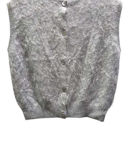 theory luxe（セオリーリュクス）theory luxe (セオリーリュクス) EVELYN SWEATER FUR CASHMERE グレー サイズ:38の古着・服飾アイテム