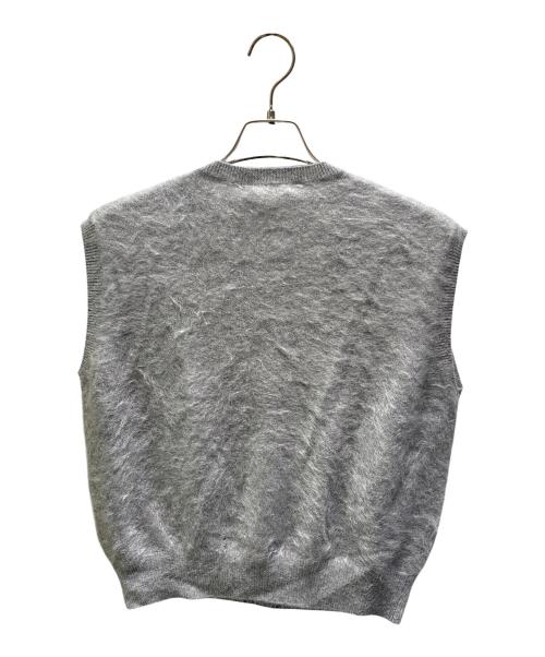 theory luxe（セオリーリュクス）theory luxe (セオリーリュクス) EVELYN SWEATER FUR CASHMERE グレー サイズ:38の古着・服飾アイテム