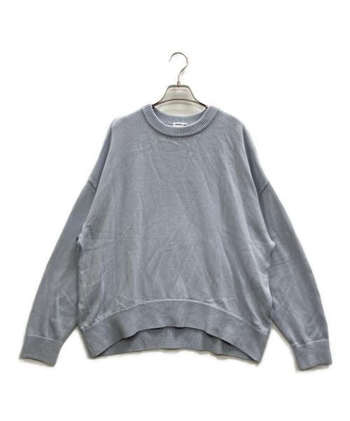 DEUXIEME CLASSE（ドゥーズィエム クラス）Deuxieme Classe (ドゥーズィエム クラス) ベーシック ニット ブルー サイズ:Freeの古着・服飾アイテム