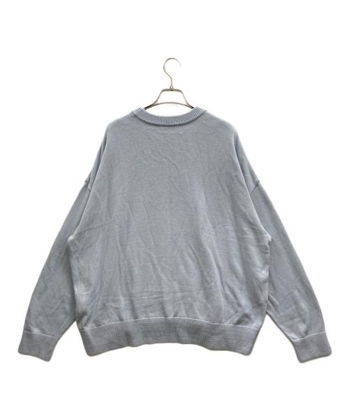 DEUXIEME CLASSE（ドゥーズィエム クラス）Deuxieme Classe (ドゥーズィエム クラス) ベーシック ニット ブルー サイズ:Freeの古着・服飾アイテム
