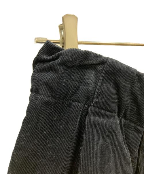 HUIS（ハウス）HUIS (ハウス) 極細畝コーデュロイワイドパンツ ネイビー サイズ:Freeの古着・服飾アイテム