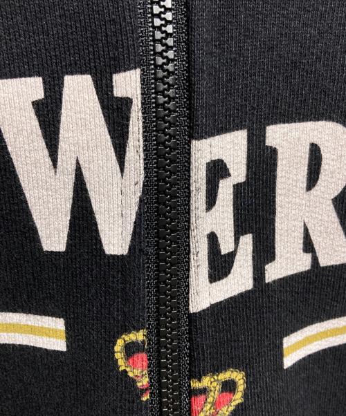 VETEMENTS（ヴェトモン）VETEMENTS (ヴェトモン) 再構築ジップパーカー/Reconstructed Zip-Up Hoodie ブラック サイズ:Sの古着・服飾アイテム