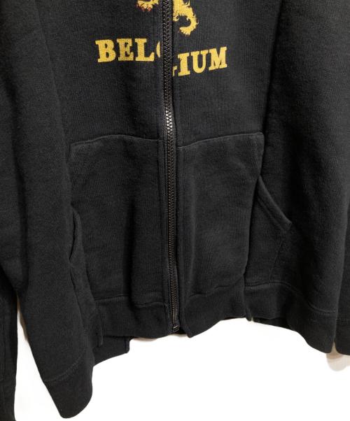 VETEMENTS（ヴェトモン）VETEMENTS (ヴェトモン) 再構築ジップパーカー/Reconstructed Zip-Up Hoodie ブラック サイズ:Sの古着・服飾アイテム