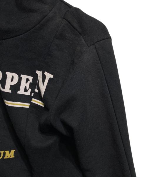 VETEMENTS（ヴェトモン）VETEMENTS (ヴェトモン) 再構築ジップパーカー/Reconstructed Zip-Up Hoodie ブラック サイズ:Sの古着・服飾アイテム
