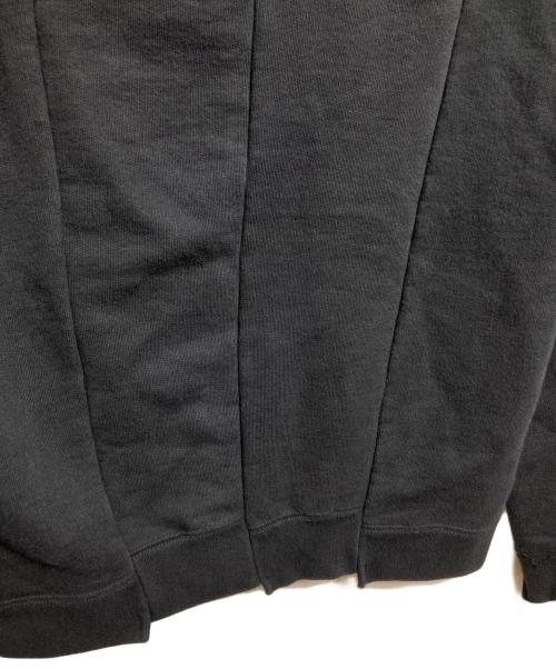 VETEMENTS（ヴェトモン）VETEMENTS (ヴェトモン) 再構築ジップパーカー/Reconstructed Zip-Up Hoodie ブラック サイズ:Sの古着・服飾アイテム