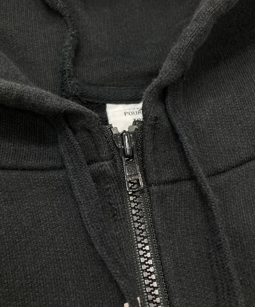 VETEMENTS（ヴェトモン）VETEMENTS (ヴェトモン) 再構築ジップパーカー/Reconstructed Zip-Up Hoodie ブラック サイズ:Sの古着・服飾アイテム