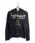 VETEMENTS（ヴェトモン）の古着「再構築ジップパーカー/Reconstructed Zip-Up Hoodie」｜ブラック